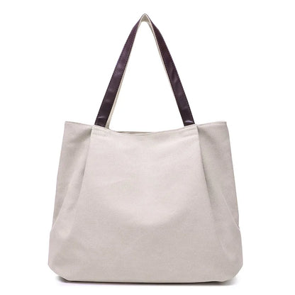 Fashion Canvas Tote Bag Women Handbag Shoulder Bags Messenger Bag Casual Hobos Bolsa Female Feminina High Quality Large Capacity