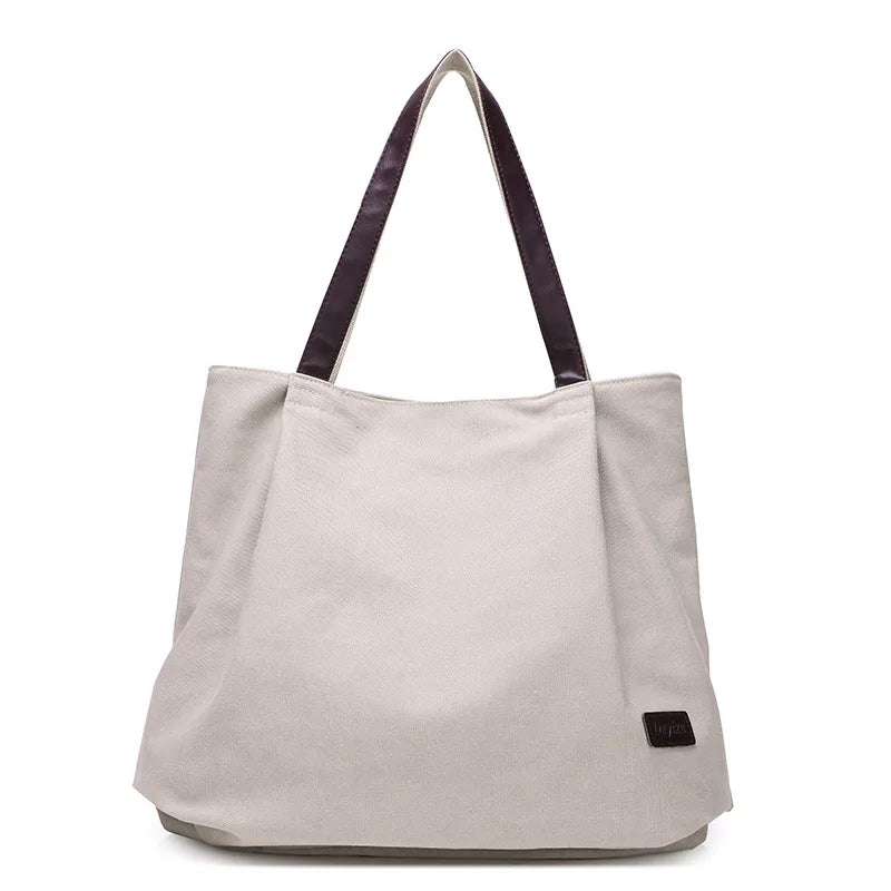 Fashion Canvas Tote Bag Women Handbag Shoulder Bags Messenger Bag Casual Hobos Bolsa Female Feminina High Quality Large Capacity