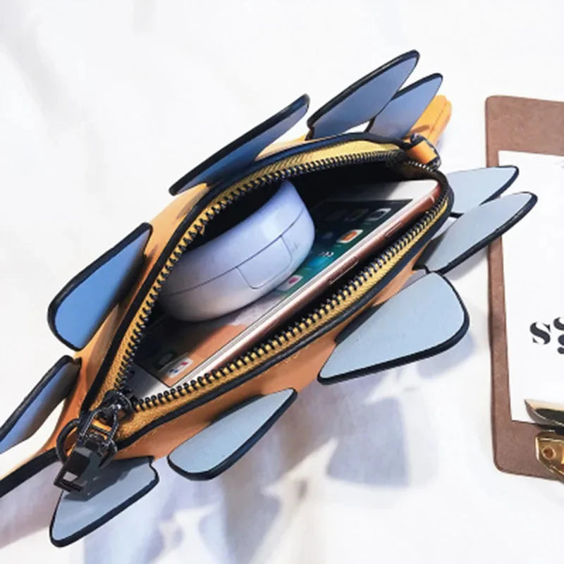 Fashion Cartoon Female Originality Women's Shoulder Cute Dinosaur Shape PU Leather Crossbody Bag Ladies Shopping Purse