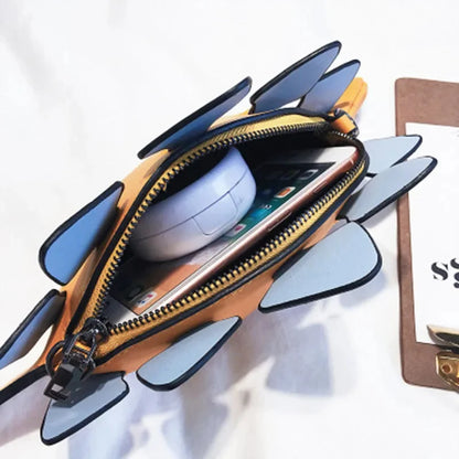 Fashion Cartoon Female Originality Women's Shoulder Cute Dinosaur Shape PU Leather Crossbody Bag Ladies Shopping Purse
