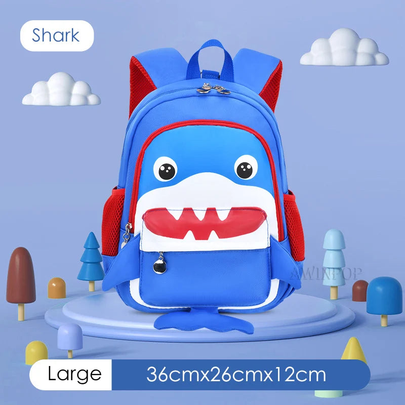 Fashion Cartoon Rocket Students Backpacks for Boys Kindergarten Children School Bags Girls Rabbit Nylon Primary Pupil Bookbag
