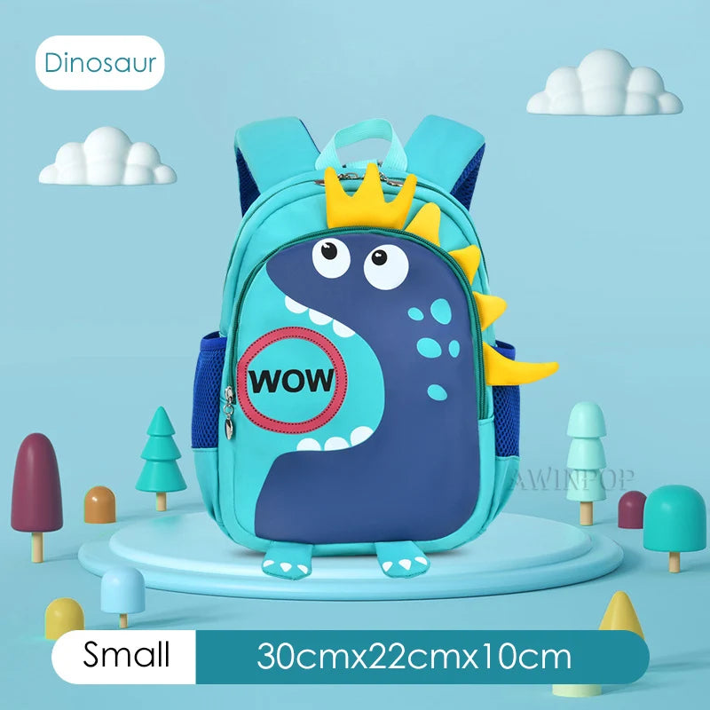 Fashion Cartoon Rocket Students Backpacks for Boys Kindergarten Children School Bags Girls Rabbit Nylon Primary Pupil Bookbag