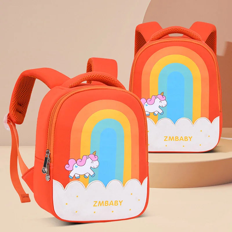 Fashion Cartoon Unicorn Girls School Backpacks Cartoon Rocket Toddler Kid Children School Bags Kindergarten Mochila for Boy Gift