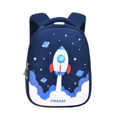 Fashion Cartoon Unicorn Girls School Backpacks Cartoon Rocket Toddler Kid Children School Bags Kindergarten Mochila for Boy Gift