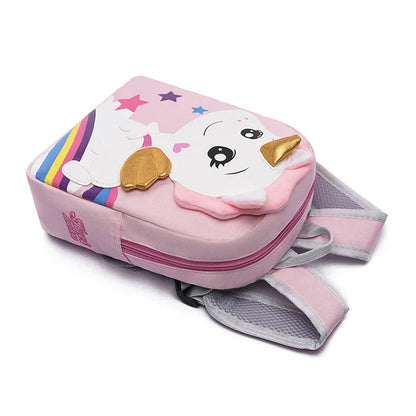 Fashion Cartoon Unicorn Kids School Bag for Girls Waterproof Nylon Children School Backpack Toddler Students Bag