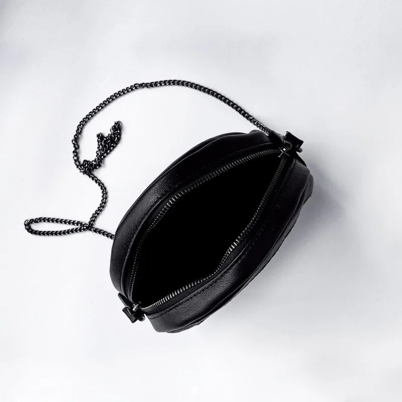 Fashion Casual Color Matching Round Bag Commuter All-match Chain Crosbody Bags Female 2024 New Luxury Elegant Lady Bolsos Mujer