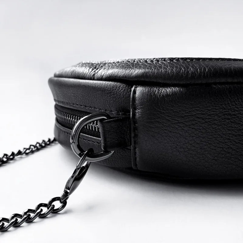 Fashion Casual Color Matching Round Bag Commuter All-match Chain Crosbody Bags Female 2024 New Luxury Elegant Lady Bolsos Mujer