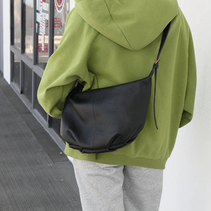 Fashion Casual Hobos Large Capacity Women Tote Bags Commuter All-match Soft Leather Crossbody Shoulder Pouch Female Handbag