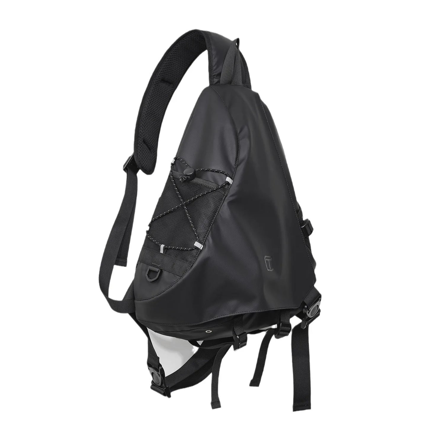 Fashion Casual Men Wterproof Large Capacity Multifunctional Sling Chest Bag Fashion Simple Shoulder Crossbody Bag