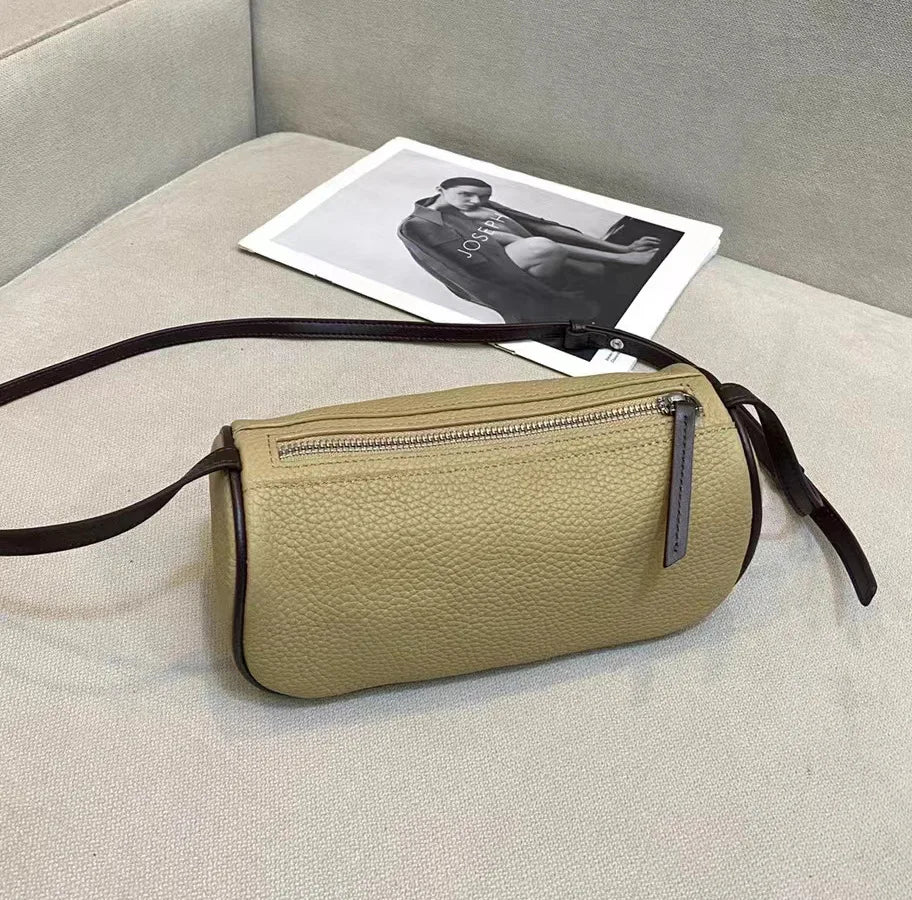 Fashion Casual Solid Pillow Bag 2024 New Elegant All-match Large Capacity Zipper Crossbody Shoulder Handbags Lady Commuter Purse