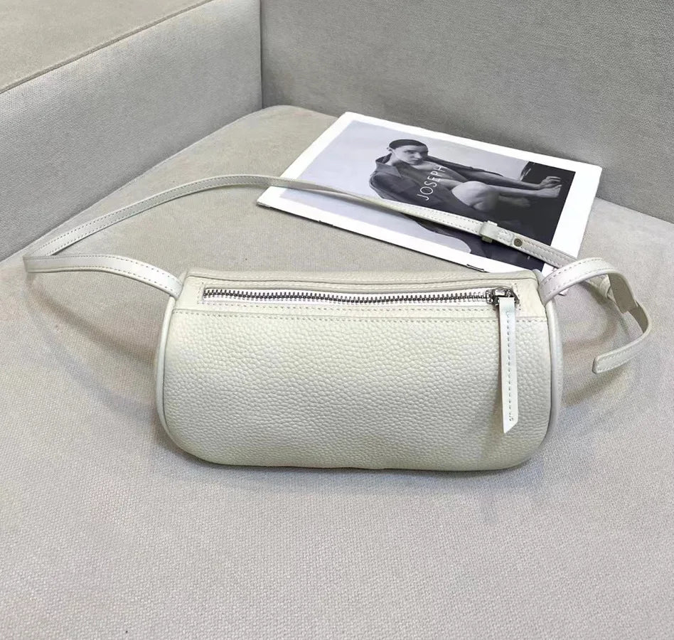 Fashion Casual Solid Pillow Bag 2024 New Elegant All-match Large Capacity Zipper Crossbody Shoulder Handbags Lady Commuter Purse