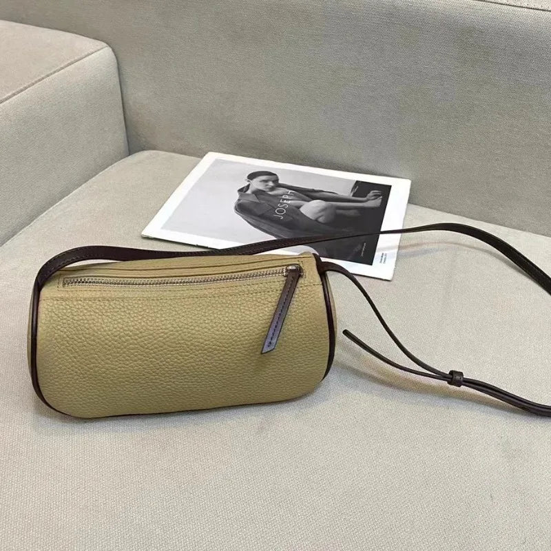 Fashion Casual Solid Pillow Bag 2024 New Elegant All-match Large Capacity Zipper Crossbody Shoulder Handbags Lady Commuter Purse