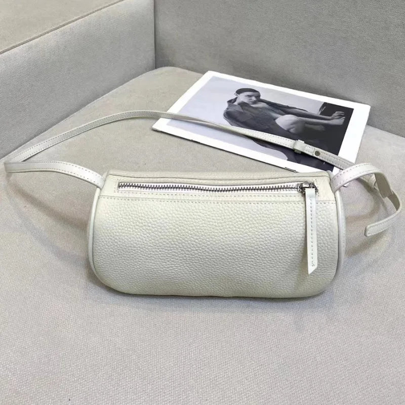 Fashion Casual Solid Pillow Bag 2024 New Elegant All-match Large Capacity Zipper Crossbody Shoulder Handbags Lady Commuter Purse