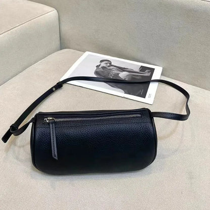 Fashion Casual Solid Pillow Bag 2024 New Elegant All-match Large Capacity Zipper Crossbody Shoulder Handbags Lady Commuter Purse