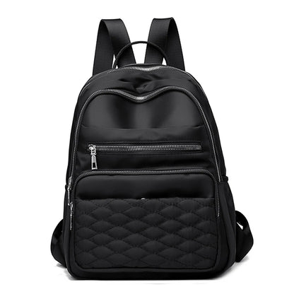 Fashion Casual Women Travel Backpack Pretty Style Girls Schoolbag Female Soft Handbag High Quality Oxford Multi-pockets Bookbag