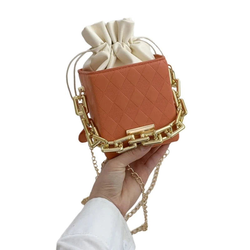 Fashion Chain Bag Mini Square Bag Trendy Bags for Girl Women Versatile Handbag