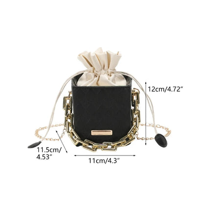 Fashion Chain Bag Mini Square Bag Trendy Bags for Girl Women Versatile Handbag