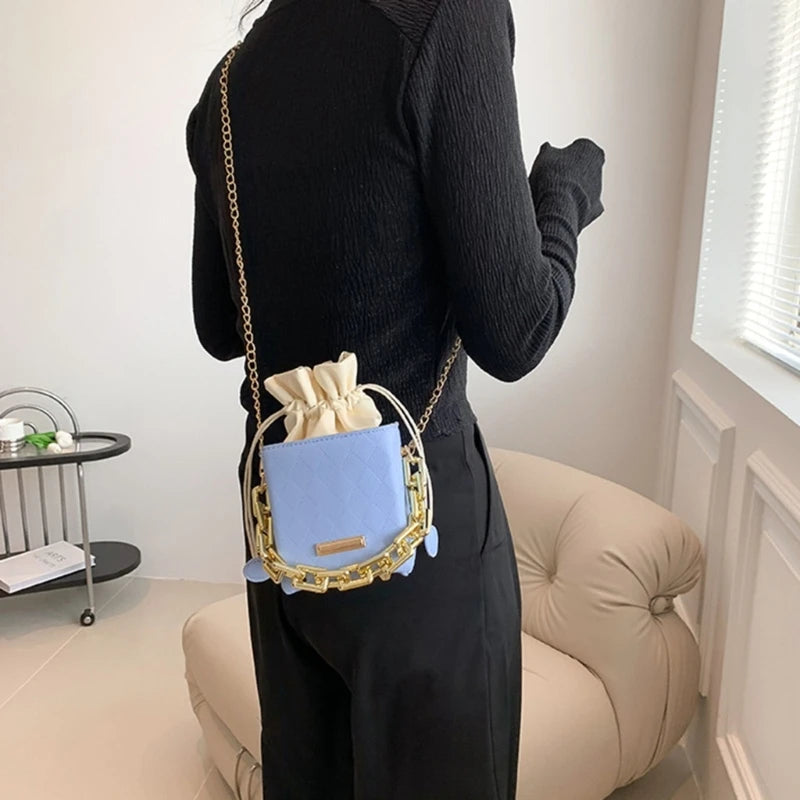 Fashion Chain Bag Mini Square Bag Trendy Bags for Girl Women Versatile Handbag