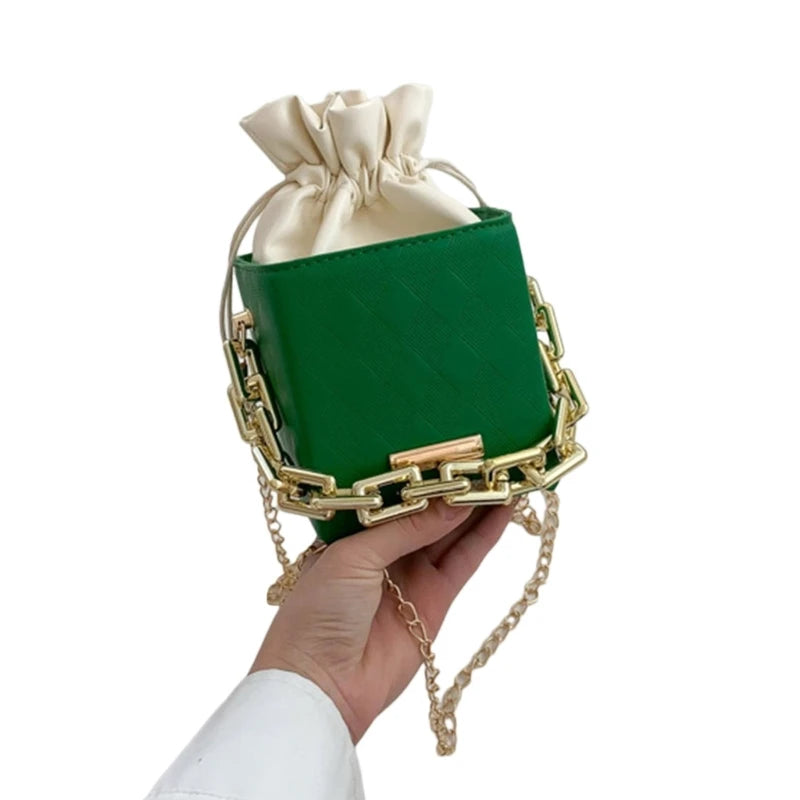 Fashion Chain Bag Mini Square Bag Trendy Bags for Girl Women Versatile Handbag
