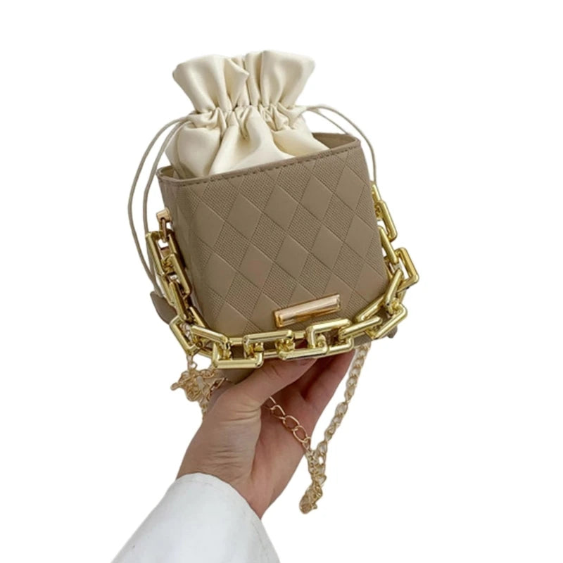 Fashion Chain Bag Mini Square Bag Trendy Bags for Girl Women Versatile Handbag