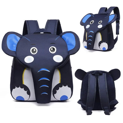 Fashion Children School Backpack Cute 3D Elephant Design Light Toddler Kids School Bags Boys Girls Schoolbag plecak szkolny