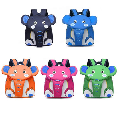 Fashion Children School Backpack Cute 3D Elephant Design Light Toddler Kids School Bags Boys Girls Schoolbag plecak szkolny