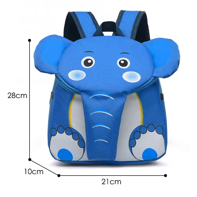 Fashion Children School Backpack Cute 3D Elephant Design Light Toddler Kids School Bags Boys Girls Schoolbag plecak szkolny