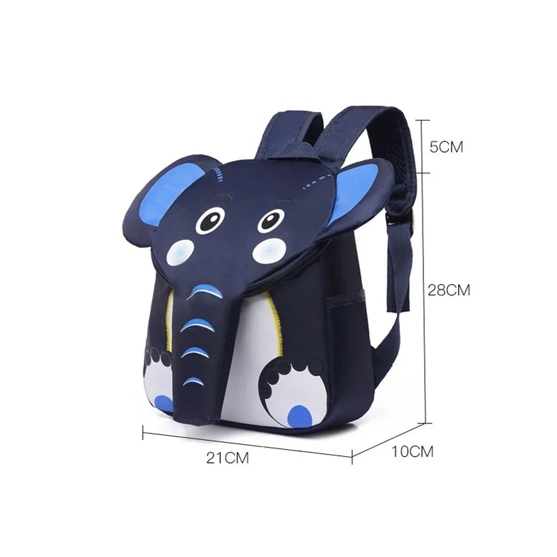 Fashion Children School Backpack Cute 3D Elephant Design Light Toddler Kids School Bags Boys Girls Schoolbag plecak szkolny