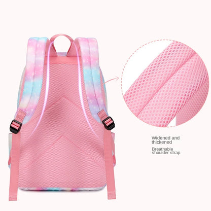 Fashion Children Unicorn School Backpack For Teenagers Girls Kids School Bag Lightweight Waterproof Students Backpack Set