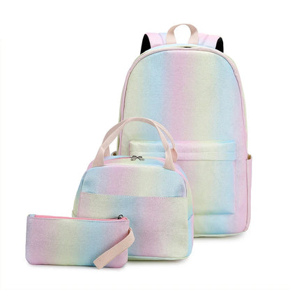 Fashion Children Unicorn School Backpack For Teenagers Girls Kids School Bag Lightweight Waterproof Students Backpack Set
