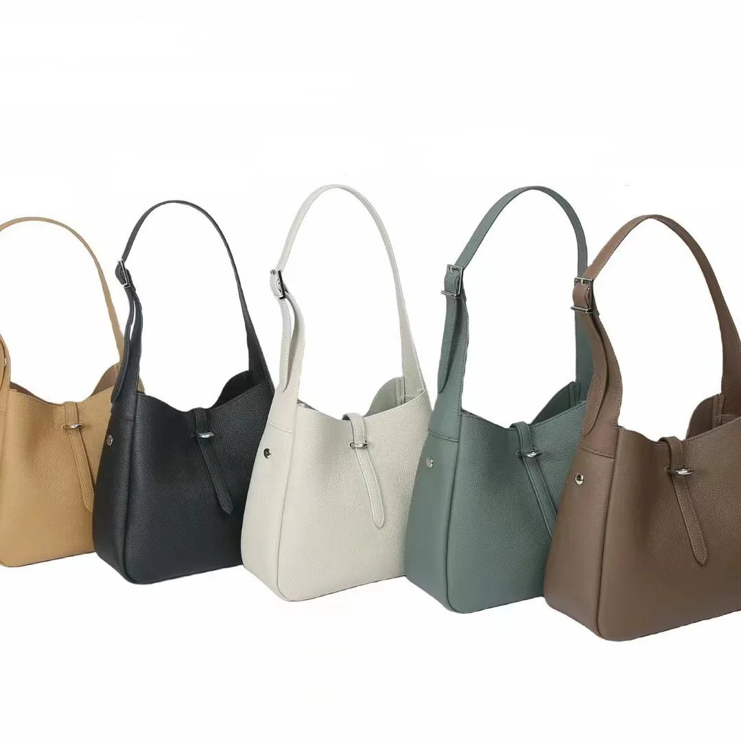 Fashion Commuter Casual All-match Shoulder Bags Versatile Portable Tote Bucket Baghigh Quality Large Capacity Handbags Purses