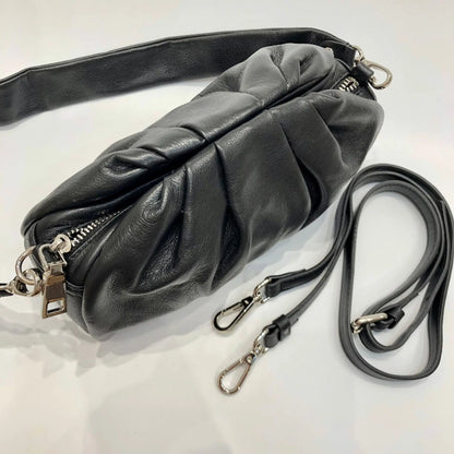 Fashion Commuter Pleated Crossbody Shoulder Bags Simple Solid All-match Handbags Purses Clutch Versatile Luxury Bolsas Mujer