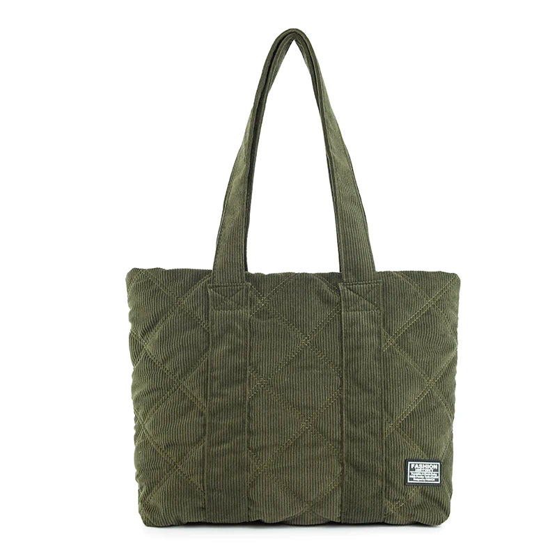Fashion Corduroy Crossbody Bags for Women 2023 Luxury Handbags Women Bags Designer Large Capacity Shoulder Bag Casual Totes Sac