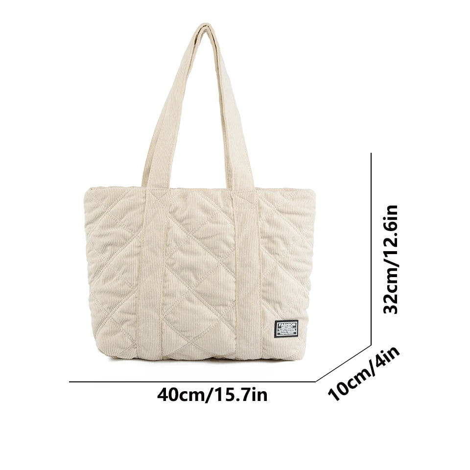 Fashion Corduroy Crossbody Bags for Women 2023 Luxury Handbags Women Bags Designer Large Capacity Shoulder Bag Casual Totes Sac