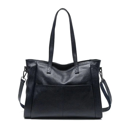 Fashion Cowhide Women's True Leather Crossbody Bag Large Capacity Handbag