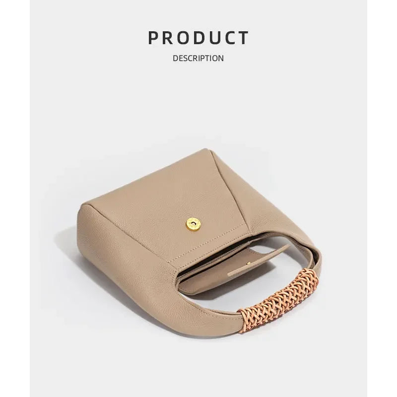 Fashion Crossbody Bag, New Portable Niche Design, Versatile One-shoulder Leather Bag for Women Designer Bags Luxury