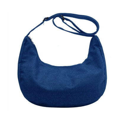 Fashion Crossbody Bag for Women Men Denim Shoulder Bag Large Capacity Casual Hobo Bag Tote Handbag Purse