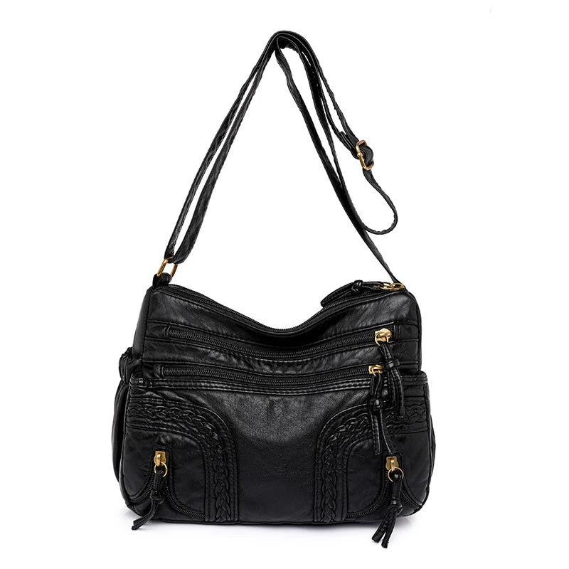 Fashion Crossbody Bag for Women Shoulder Messenger Bags Designer High Quality Leather Hand Bag Ladies Purses and Handbags Sac