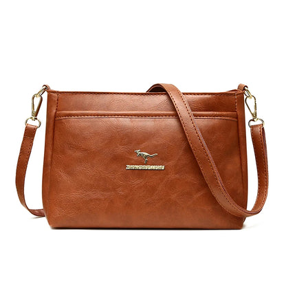 Fashion Crossbody Shoulder Bags Women's PU Leather Small Handbag Messenger Purse Vintage Female Design Bag Luxury Brand Bags Sac