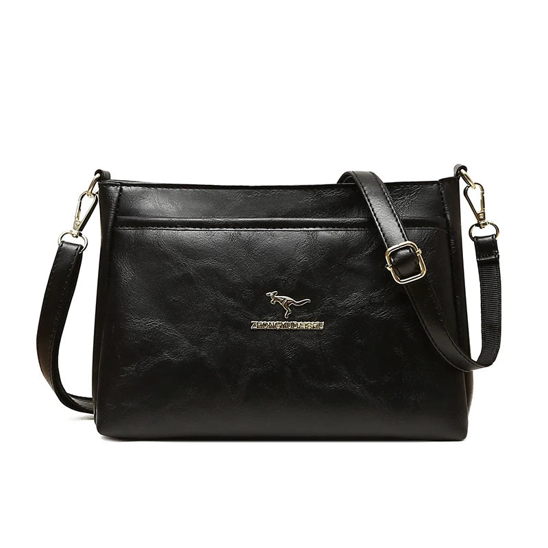 Fashion Crossbody Shoulder Bags Women's PU Leather Small Handbag Messenger Purse Vintage Female Design Bag Luxury Brand Bags Sac