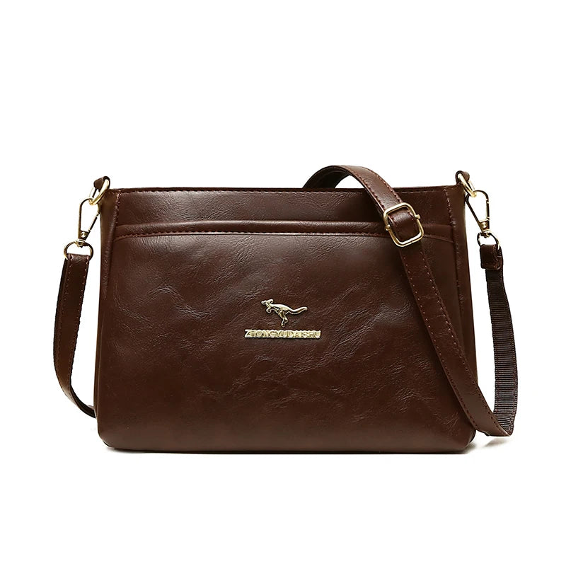 Fashion Crossbody Shoulder Bags Women's PU Leather Small Handbag Messenger Purse Vintage Female Design Bag Luxury Brand Bags Sac