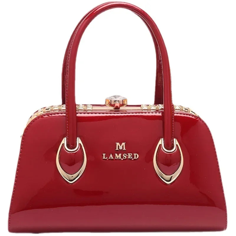 Fashion Customized Genuine Leather Women's Bag 2024 Summer Mature Style Versatile Crossbody Handbag Shoulder Bag