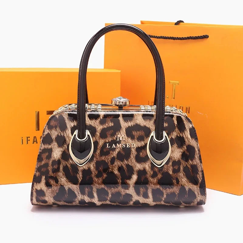 Fashion Customized Genuine Leather Women's Bag 2024 Summer Mature Style Versatile Crossbody Handbag Shoulder Bag