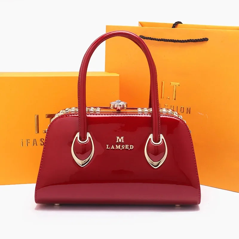 Fashion Customized Genuine Leather Women's Bag 2024 Summer Mature Style Versatile Crossbody Handbag Shoulder Bag