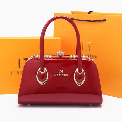 Fashion Customized Genuine Leather Women's Bag 2024 Summer Mature Style Versatile Crossbody Handbag Shoulder Bag