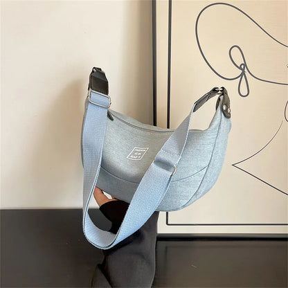 Fashion Denim Women Messenger Bags Shopping Vintage Handbags Large Capacity Shoulder Bag Casual Tote Crossbody Bag