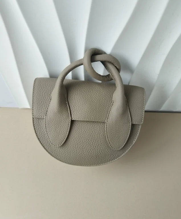 Fashion Designer Half Moon Crossbody Shoulder Bag Tie Knot Top Handle Bags Women Commuter Elegant Luxury Bolsos Mujer Chic Purse
