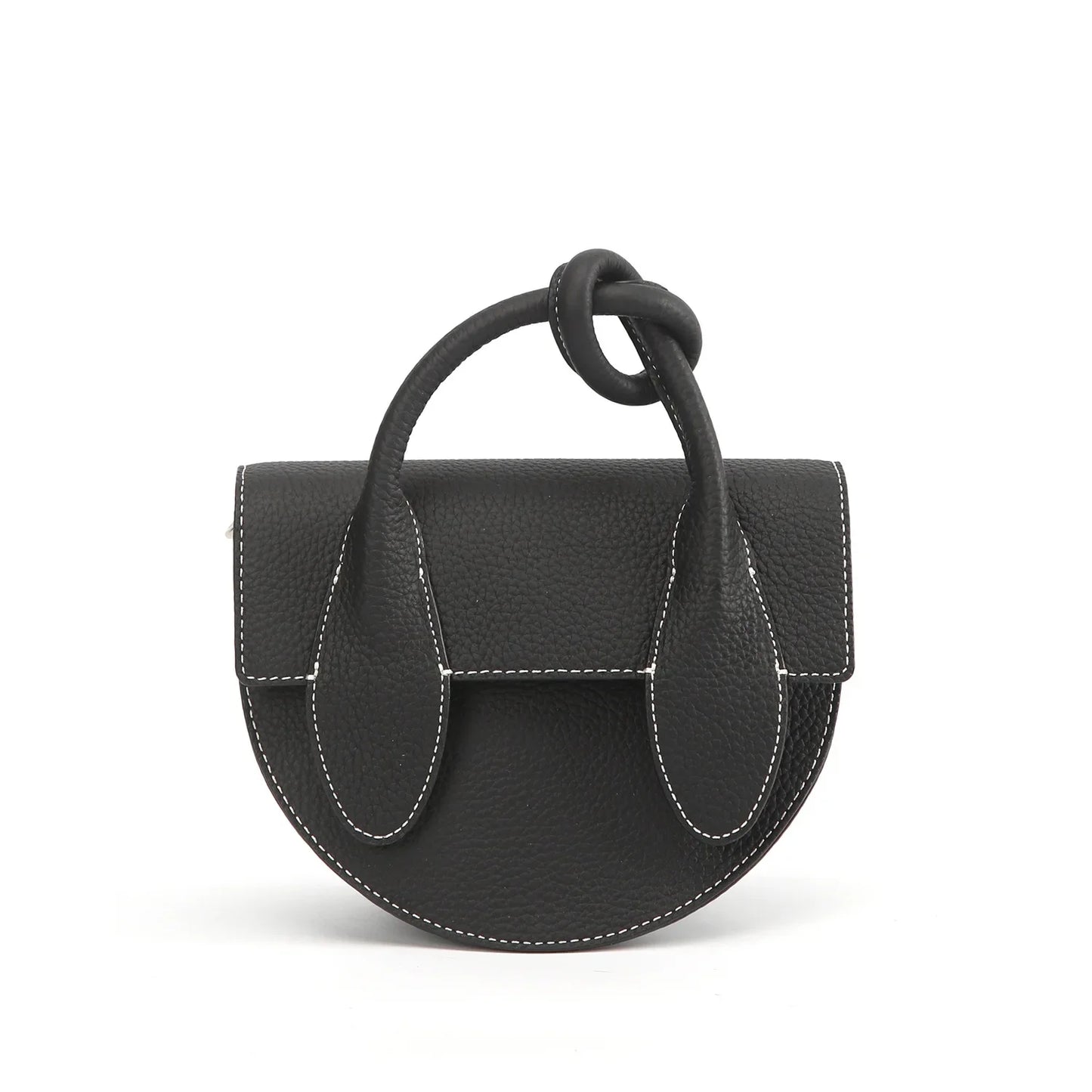 Fashion Designer Half Moon Crossbody Shoulder Bag Tie Knot Top Handle Bags Women Commuter Elegant Luxury Bolsos Mujer Chic Purse