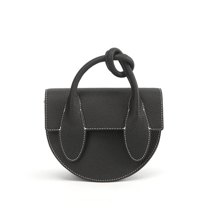 Fashion Designer Half Moon Crossbody Shoulder Bag Tie Knot Top Handle Bags Women Commuter Elegant Luxury Bolsos Mujer Chic Purse
