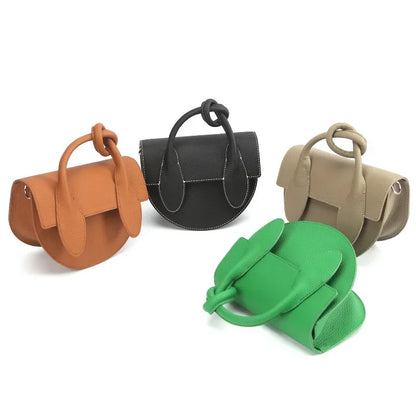 Fashion Designer Half Moon Crossbody Shoulder Bag Tie Knot Top Handle Bags Women Commuter Elegant Luxury Bolsos Mujer Chic Purse